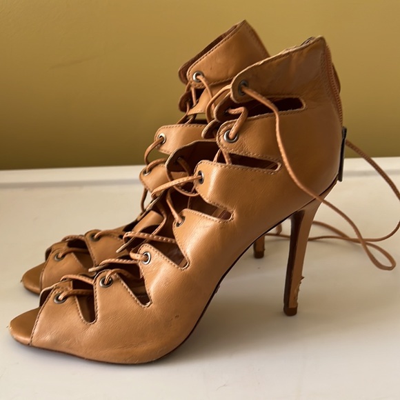 SCHUTZ Lace-Up Heels - Picture 3 of 7